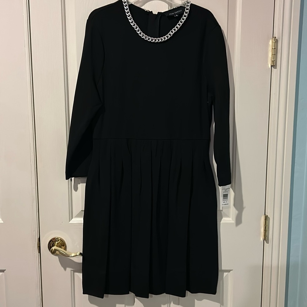 NWT Pink Tartan silver chain dress
